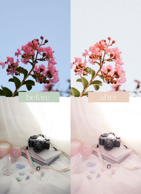 analogue photography film effect lightroom presets
